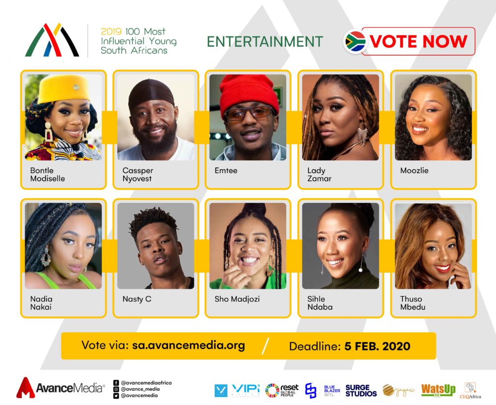 Avance Media | Profiles: 2019 100 Most Influential Young South Africans