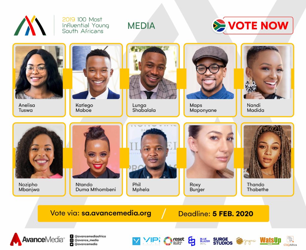 Avance Media | Profiles: 2019 100 Most Influential Young South Africans