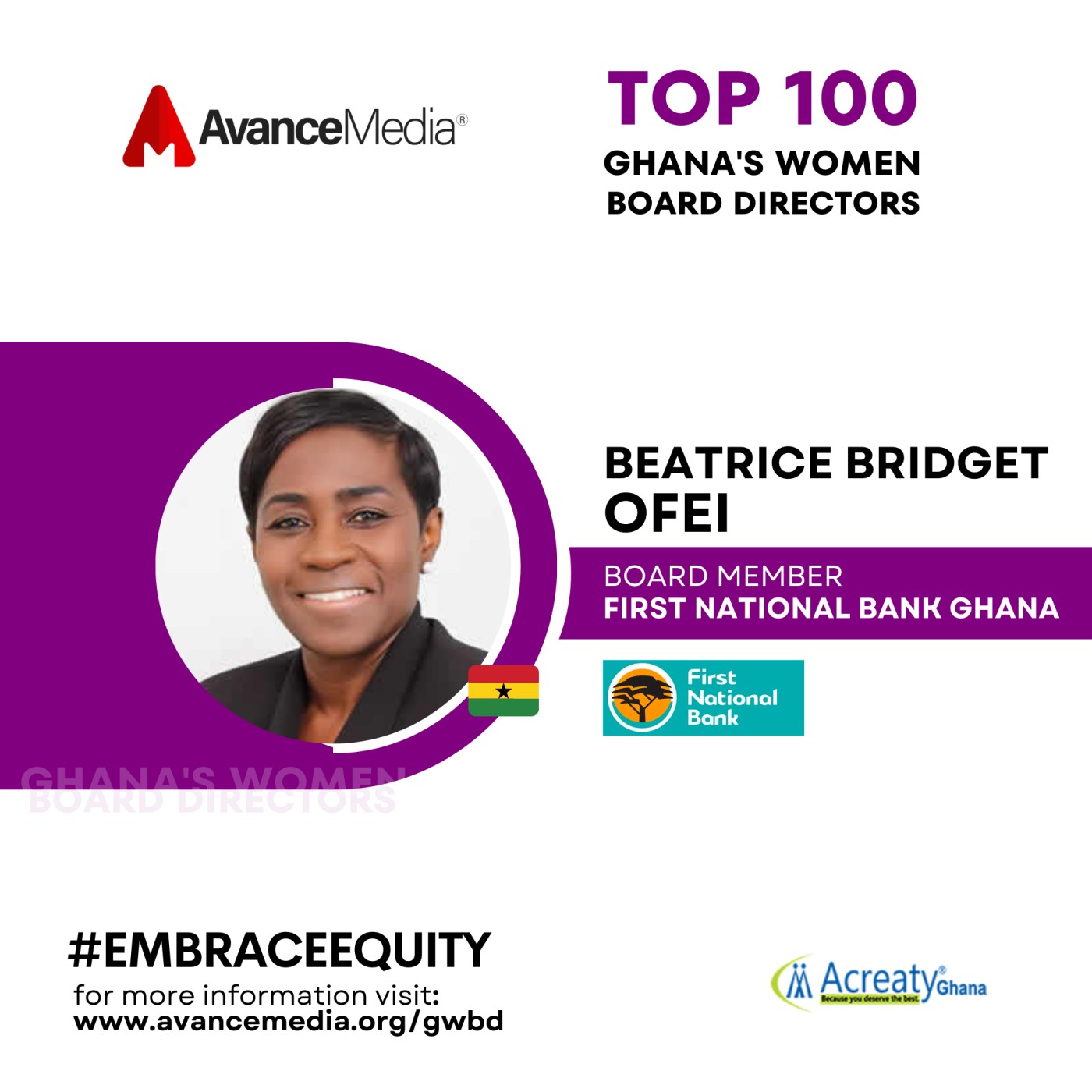 Avance Media 100 women Board Directors