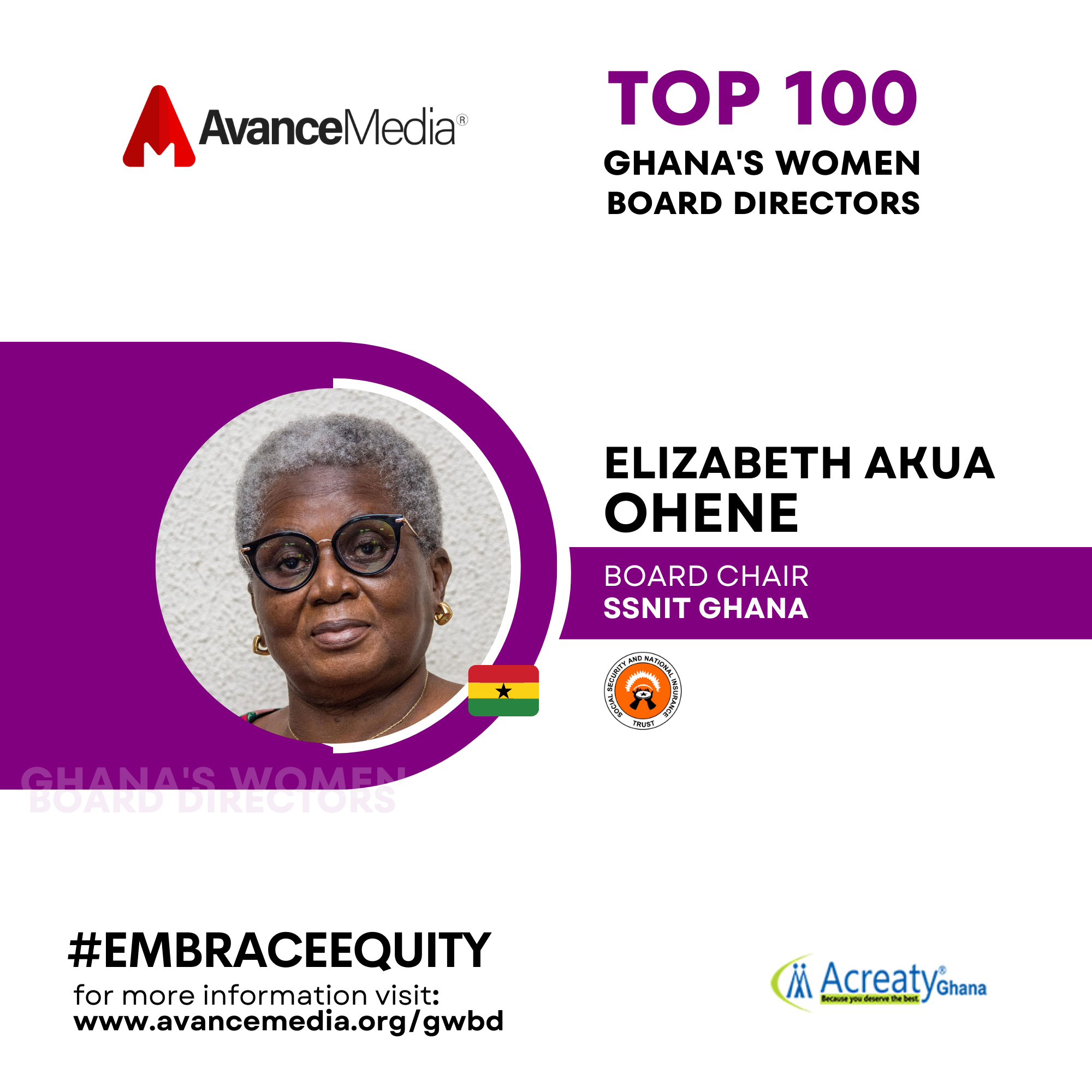 Avance Media 100 women Board Directors